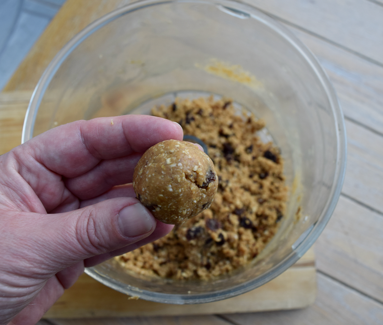 Oat and Raisin Cookie Balls recipe from Lucy Loves Food Blog