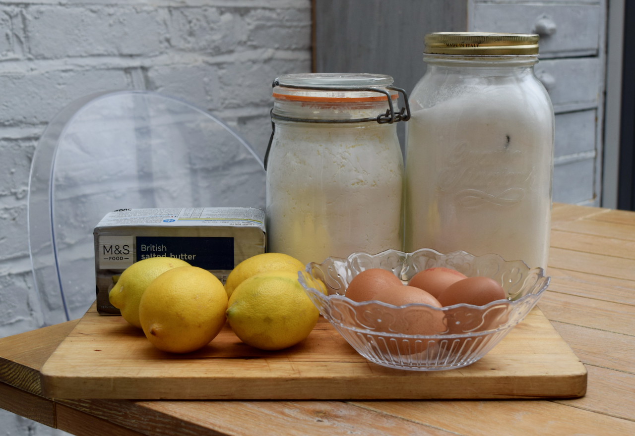 Homemade Lemon Curd Ice Cream recipe from Lucy Loves Food Blog