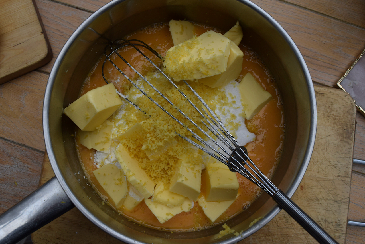Homemade Lemon Curd Ice Cream recipe from Lucy Loves Food Blog
