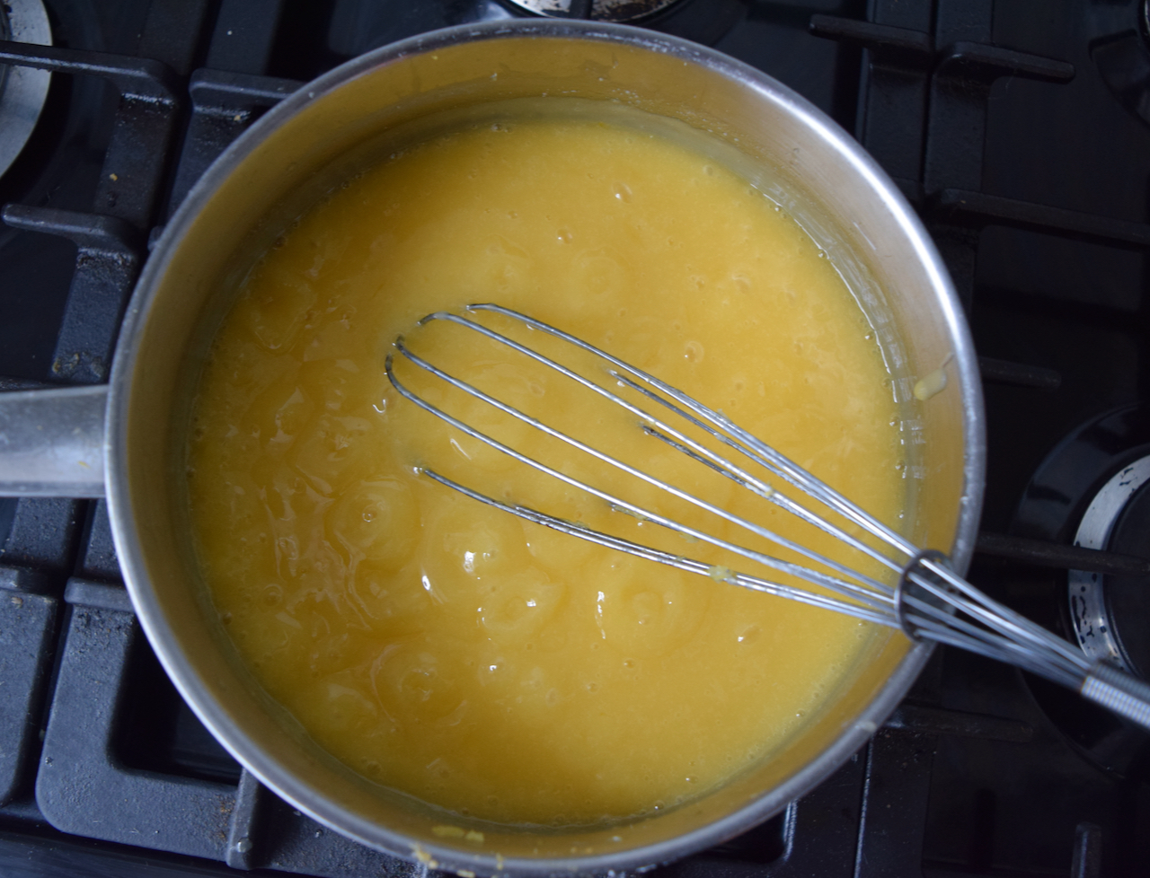 Homemade Lemon Curd Ice Cream recipe from Lucy Loves Food Blog