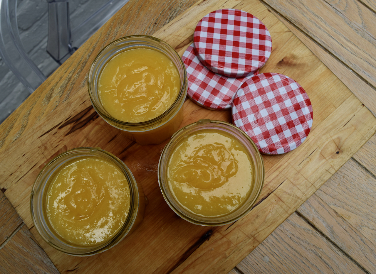 Homemade Lemon Curd Ice Cream recipe from Lucy Loves Food Blog