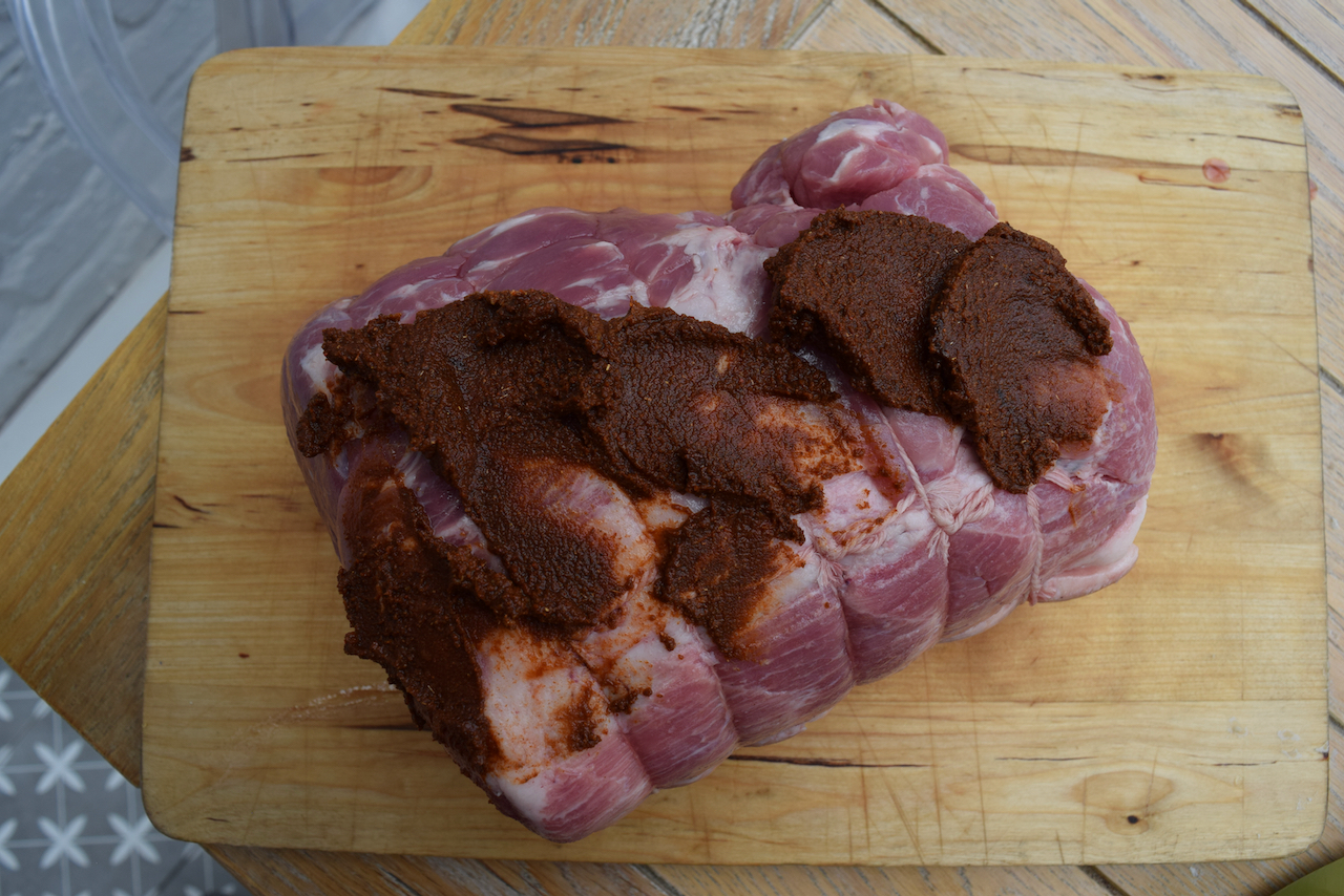 Smoky Slow Roast Pork recipe from Lucy Loves Food Blog