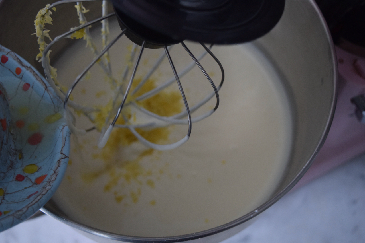 Homemade Lemon Curd Ice Cream recipe from Lucy Loves Food Blog