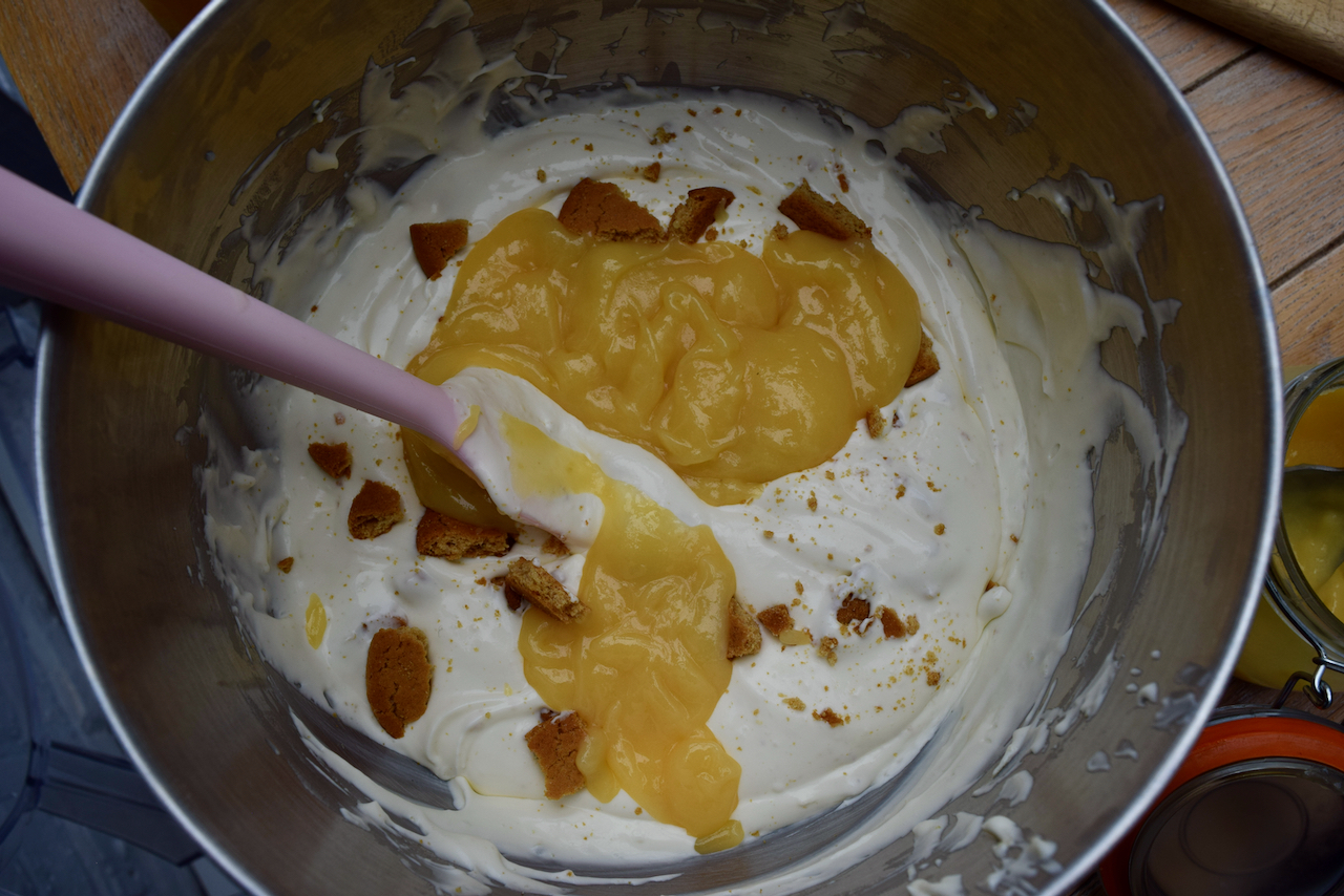 Homemade Lemon Curd Ice Cream recipe from Lucy Loves Food Blog