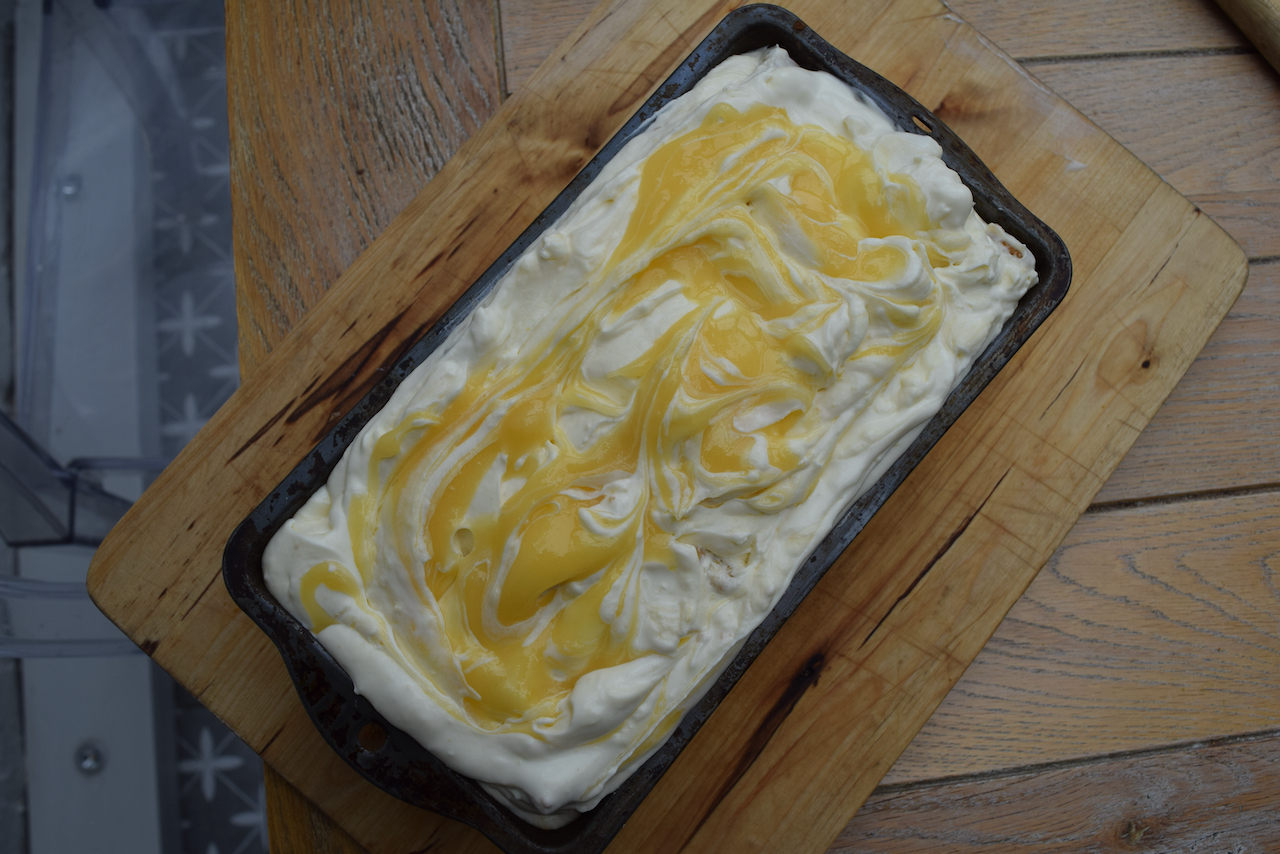 Homemade Lemon Curd Ice Cream recipe from Lucy Loves Food Blog