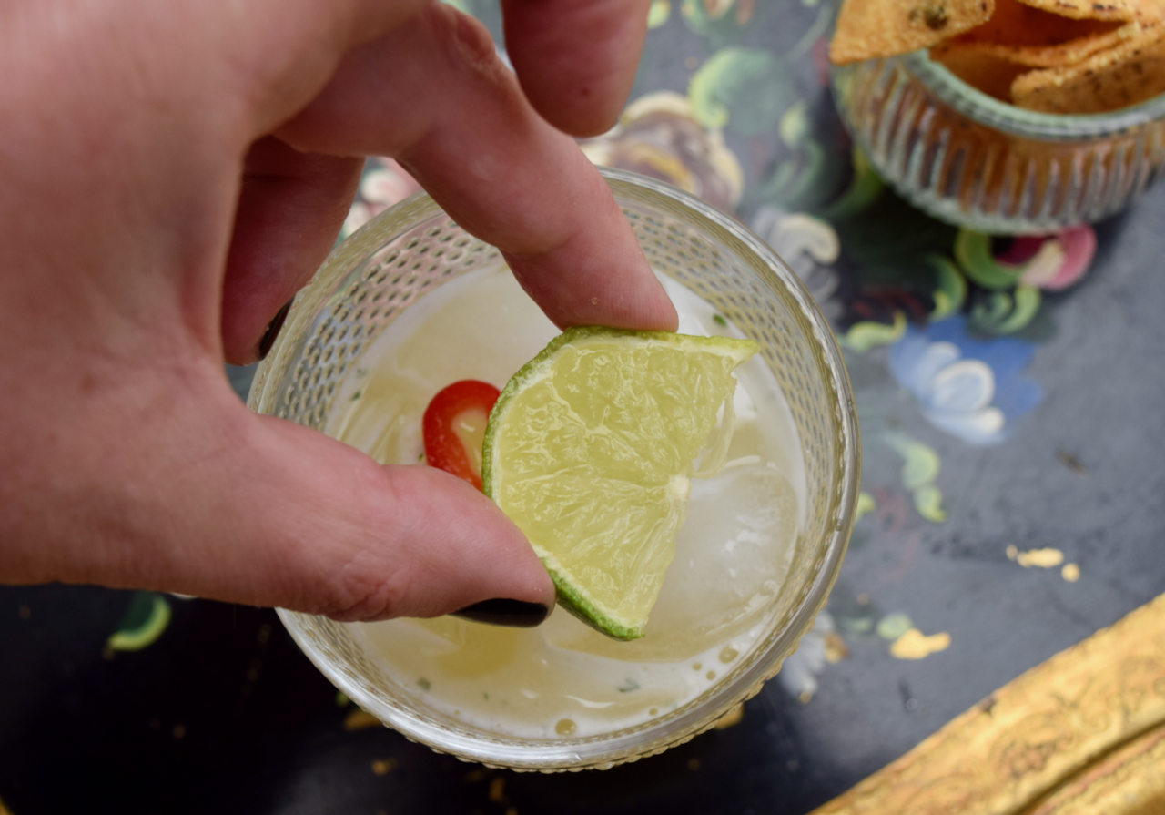 Picante Margarita recipe from Lucy Loves Food Blog