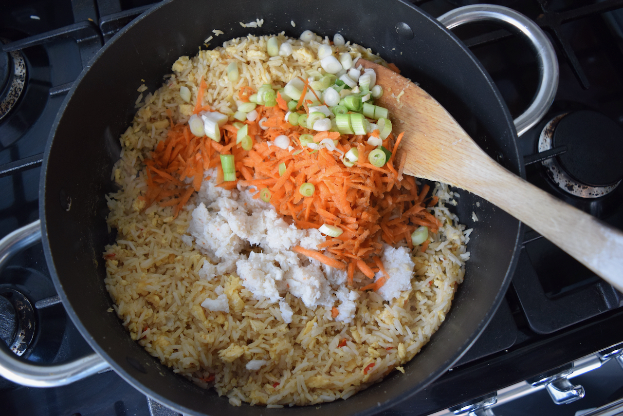 Thai Style Crab Fried Rice recipe from Lucy Loves Food blog