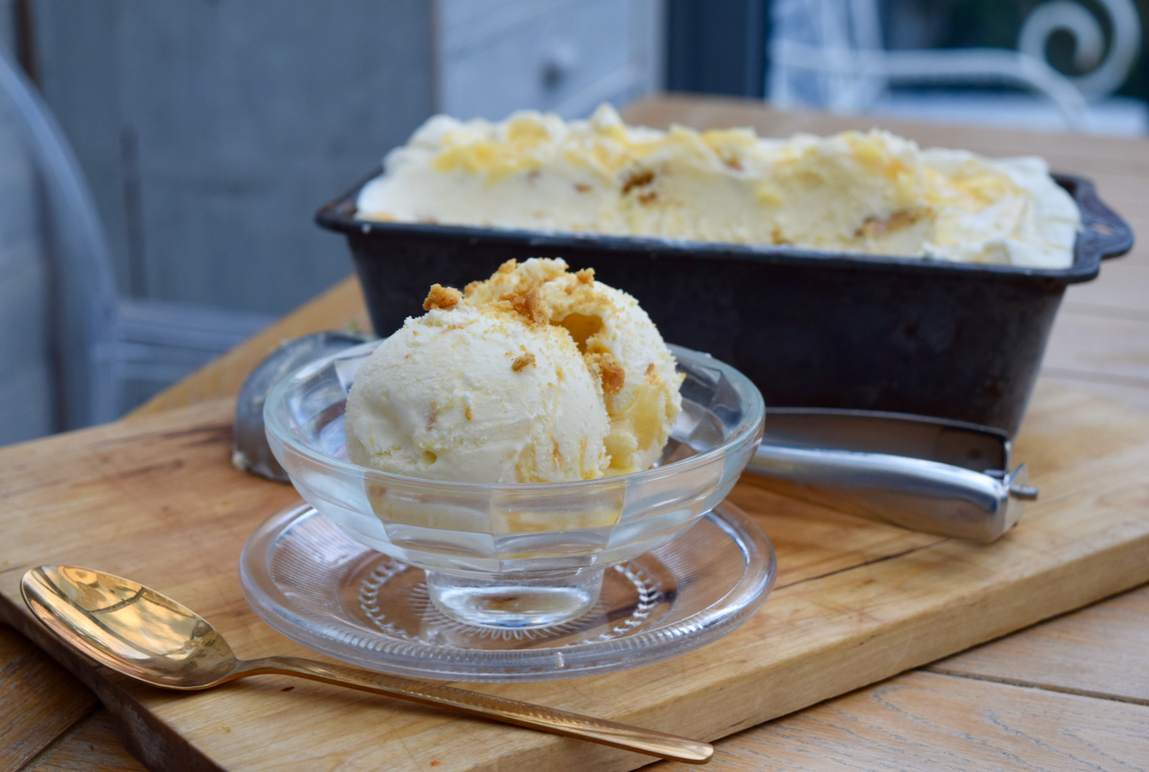 Homemade Lemon Curd Ice Cream recipe from Lucy Loves Food Blog