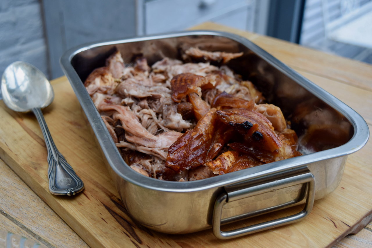 Smoky Slow Roast Pork recipe from Lucy Loves Food Blog