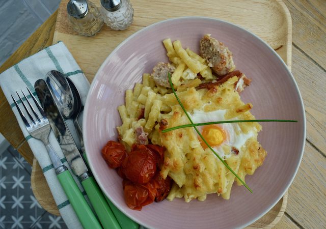 Full English Mac and Cheese recipe from Lucy Loves Food Blog