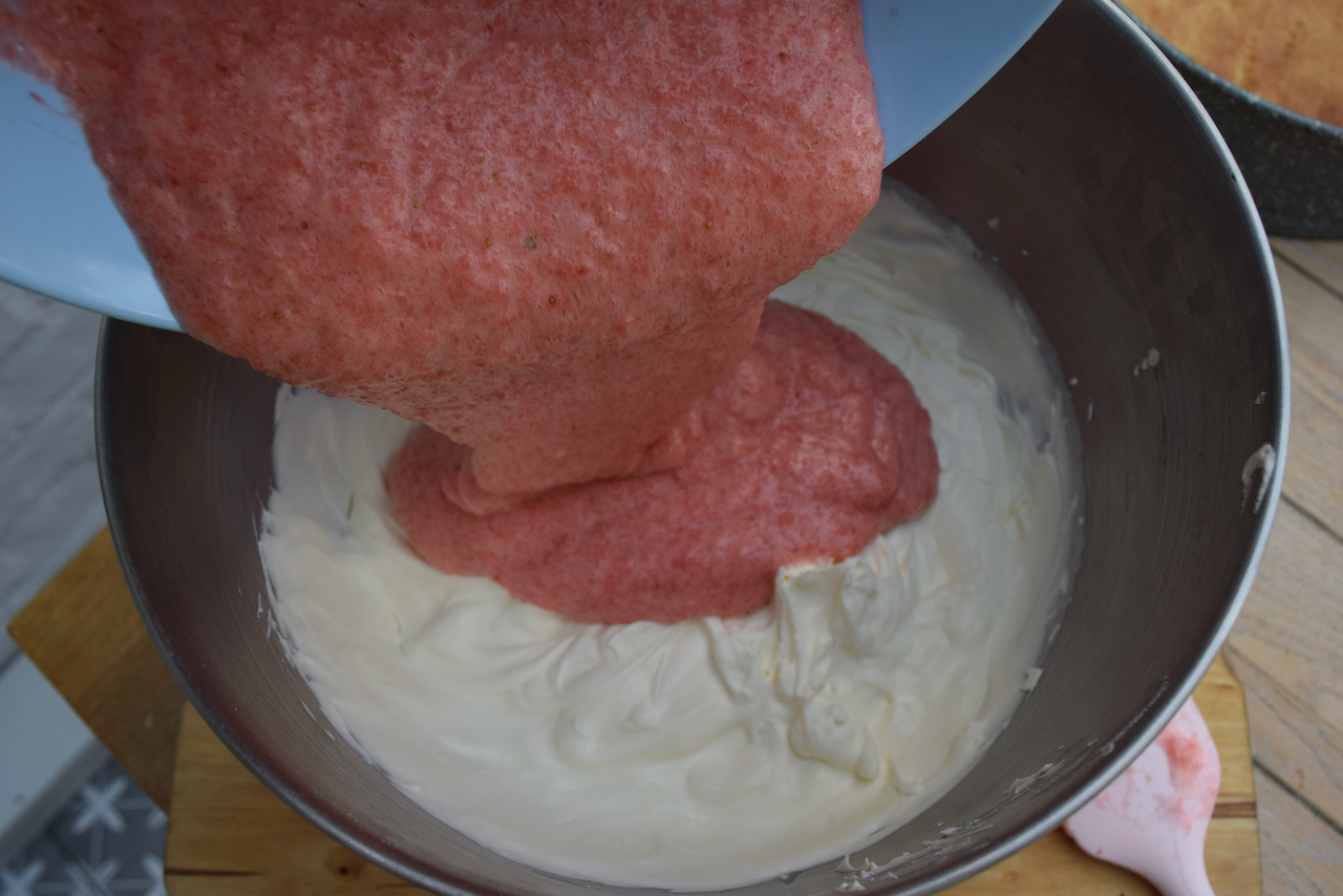 Strawberries and Cream Pie from Lucy Loves Food Blog