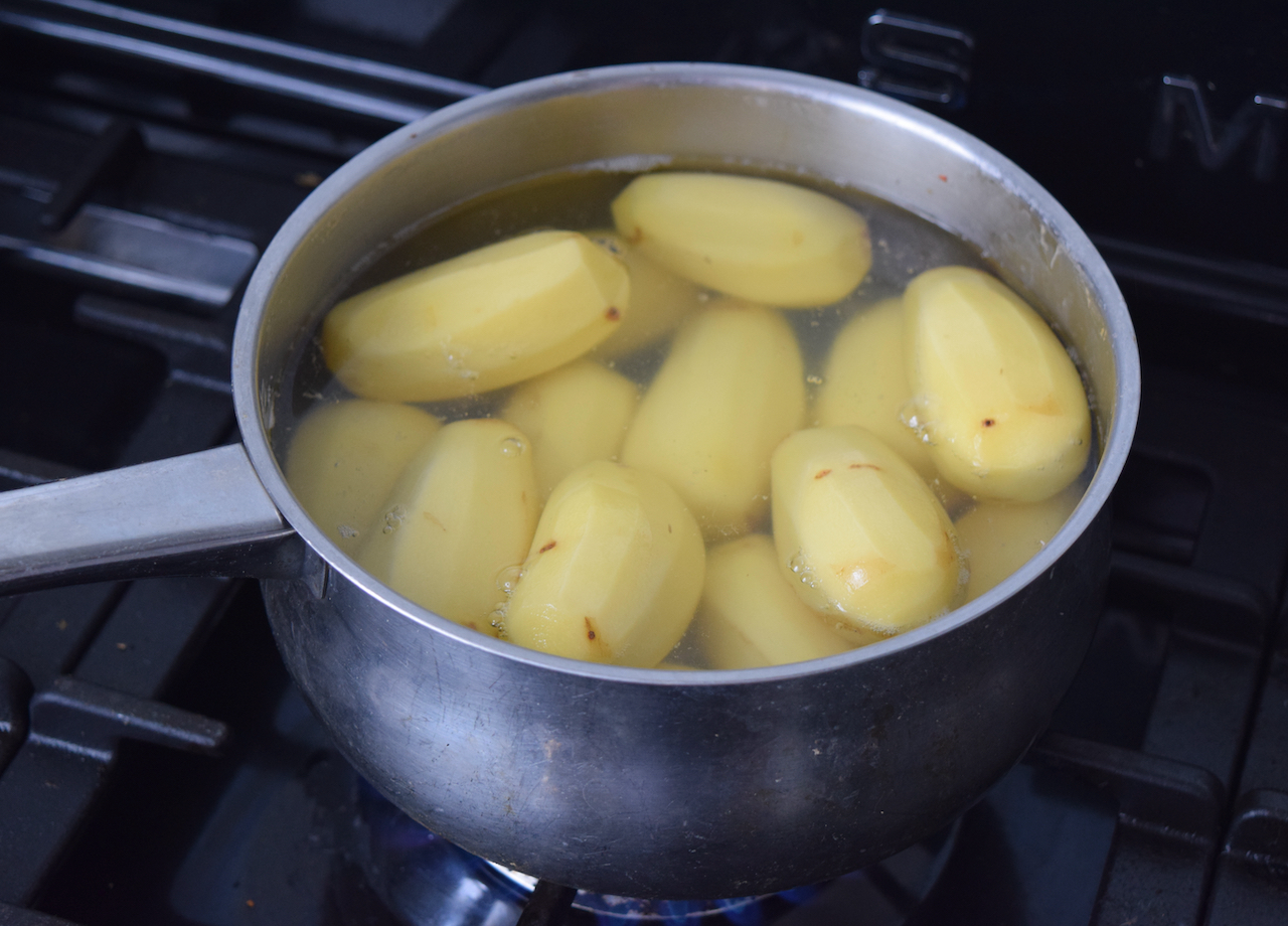 Persian Potato Salad recipe from Lucy Loves Food Blog