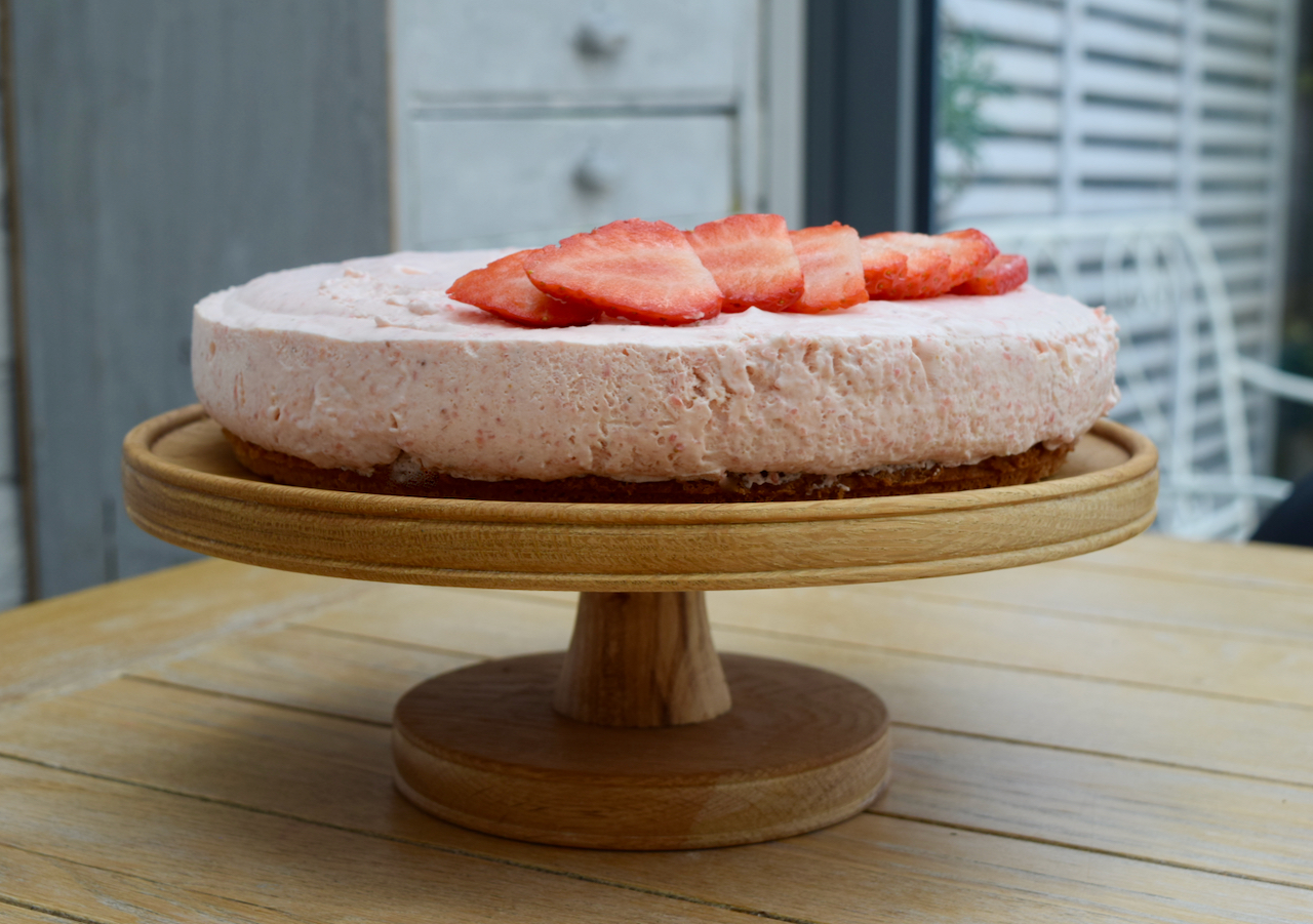 Strawberries and Cream Pie from Lucy Loves Food Blog