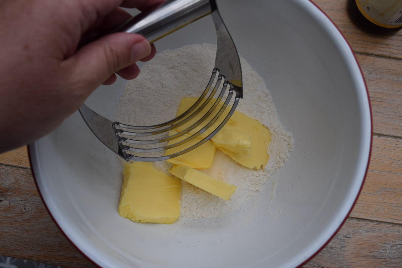 Strawberry and Elderflower Cobbler recipe from Lucy Loves Food Blog