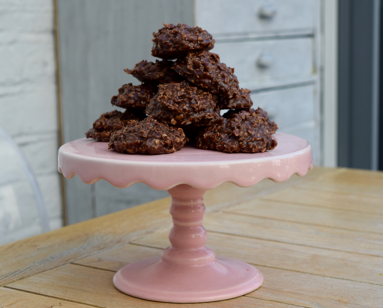 No Bake Chocolate Peanut Butter Cookies recipe Lucy Loves Food Blog