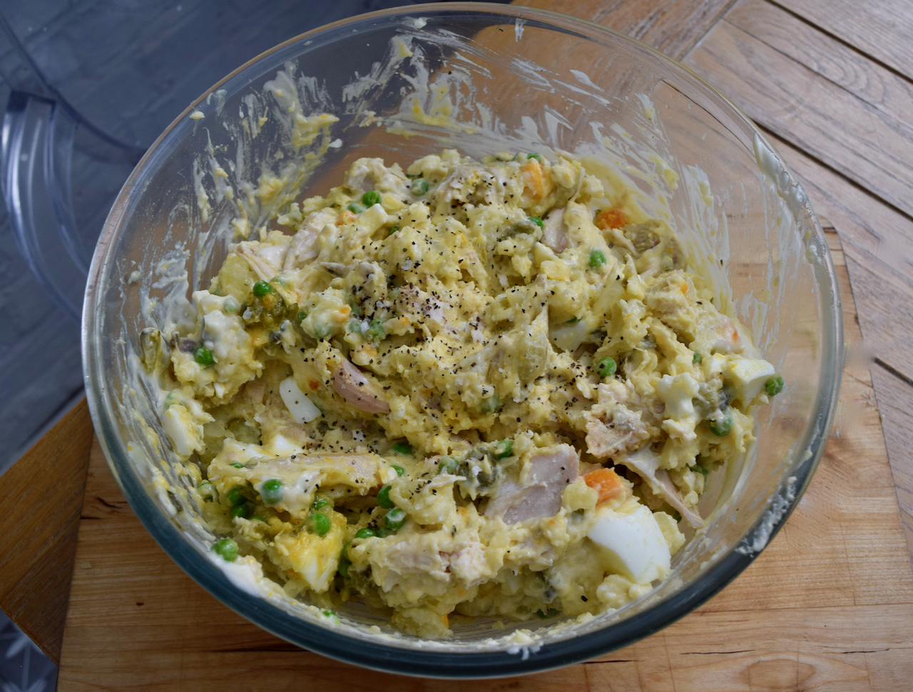 Persian Potato Salad recipe from Lucy Loves Food Blog