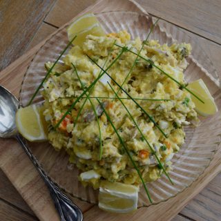 Persian Potato Salad recipe from Lucy Loves Food Blog