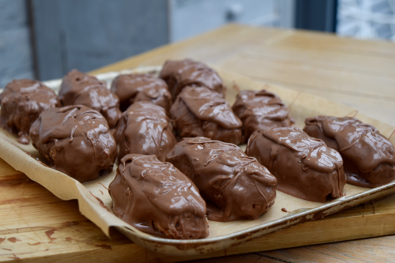 Homemade Bounty Bars recipe from Lucy Loves Food Blog