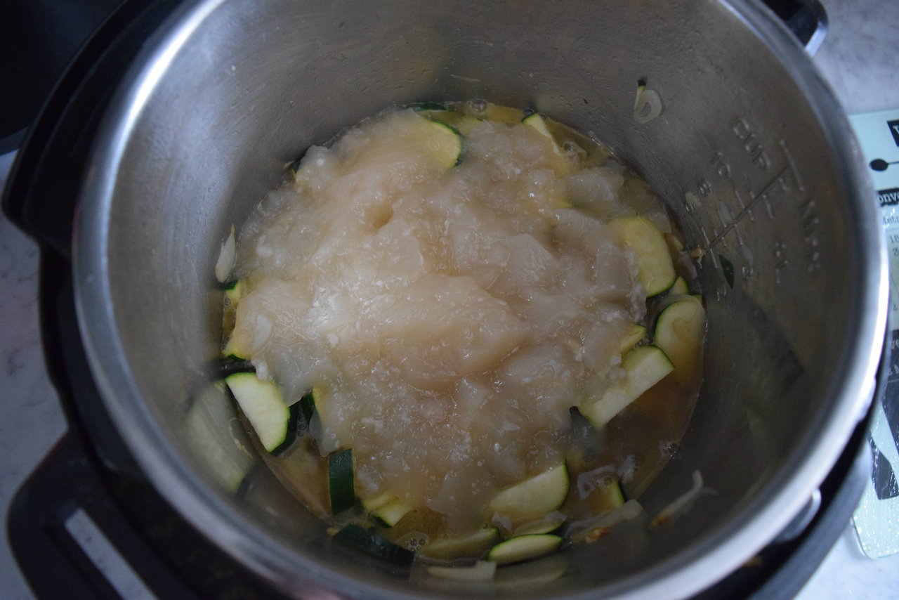 Summer Courgette and Parmesan Soup from Lucy Loves Food Blog