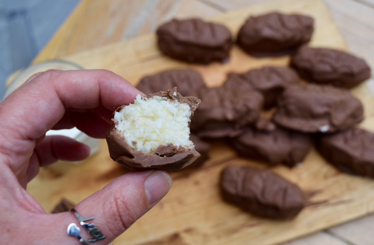 Homemade Bounty Bars recipe from Lucy Loves Food Blog