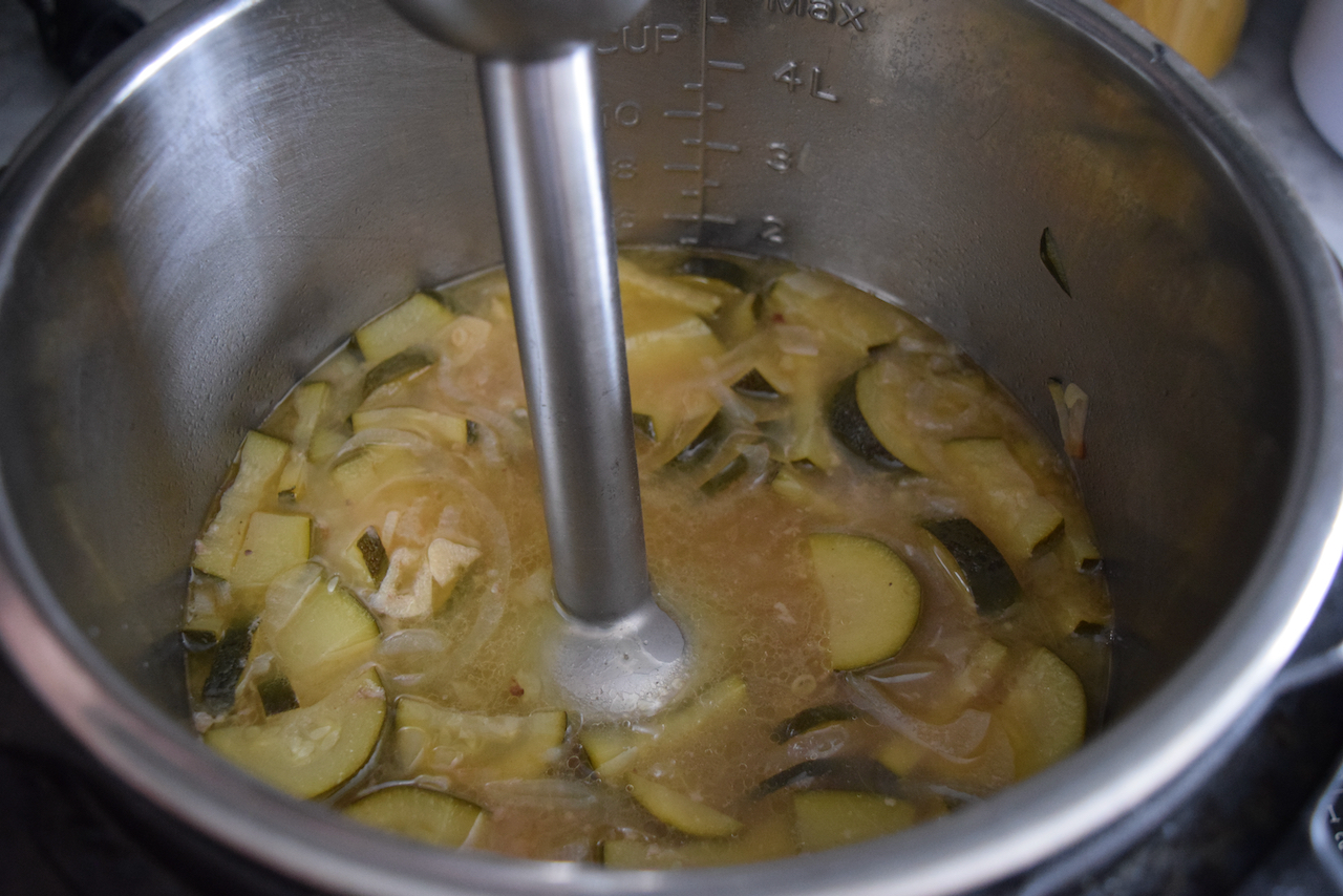 Summer Courgette and Parmesan Soup from Lucy Loves Food Blog