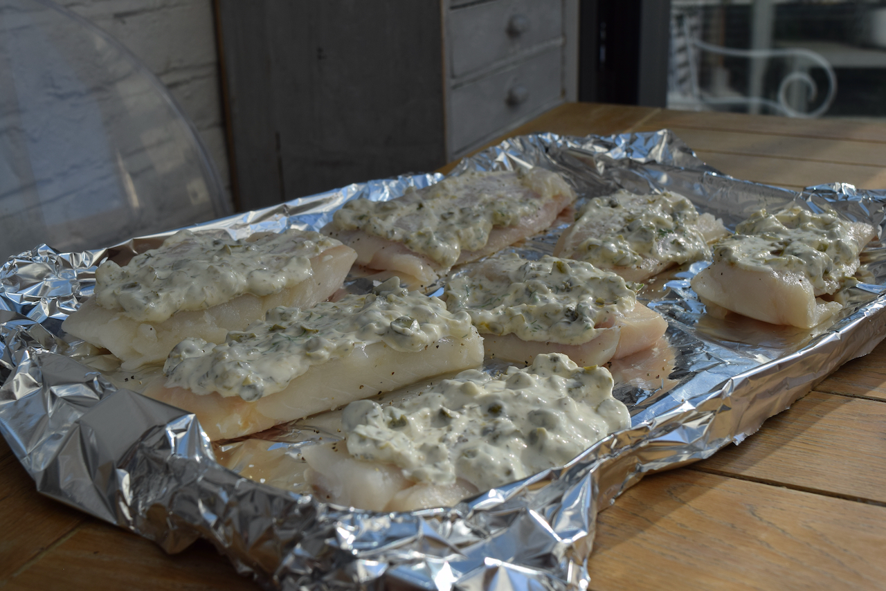 Crisp Baked Fish with Homemade Tartar from Lucy Loves Food Blog