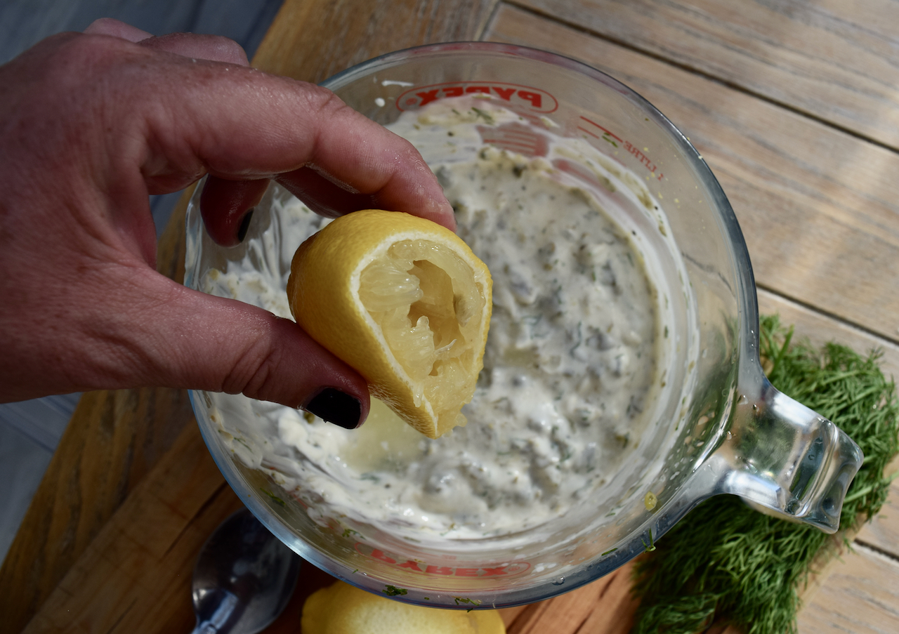 Crisp Baked Fish with Homemade Tartar from Lucy Loves Food Blog