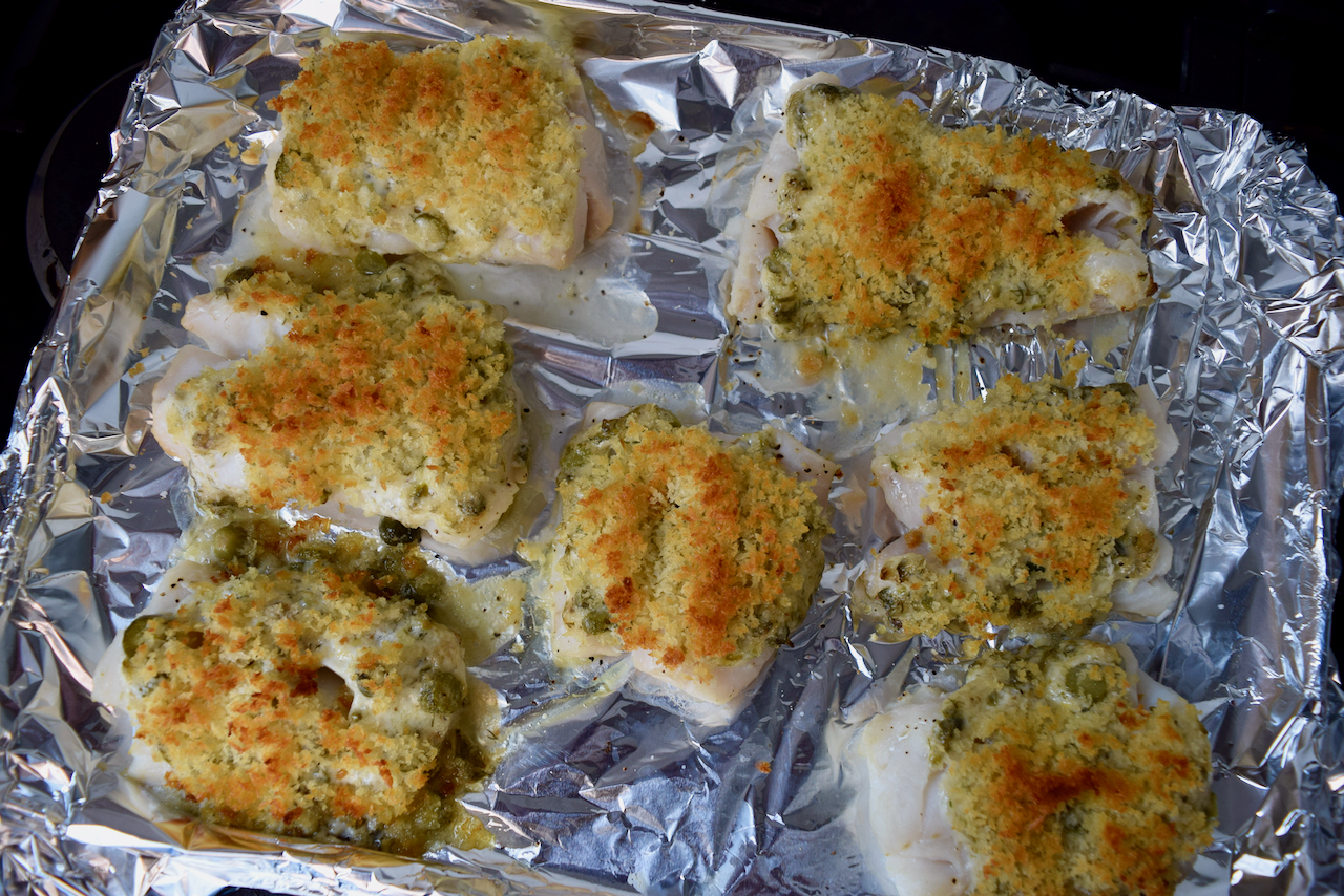 Crisp Baked Fish with Homemade Tartar from Lucy Loves Food Blog