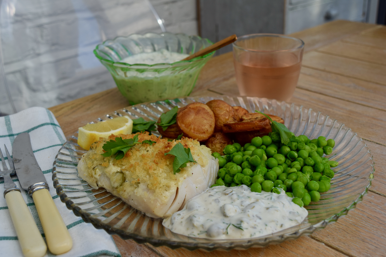 Crisp Baked Fish with Homemade Tartar from Lucy Loves Food Blog