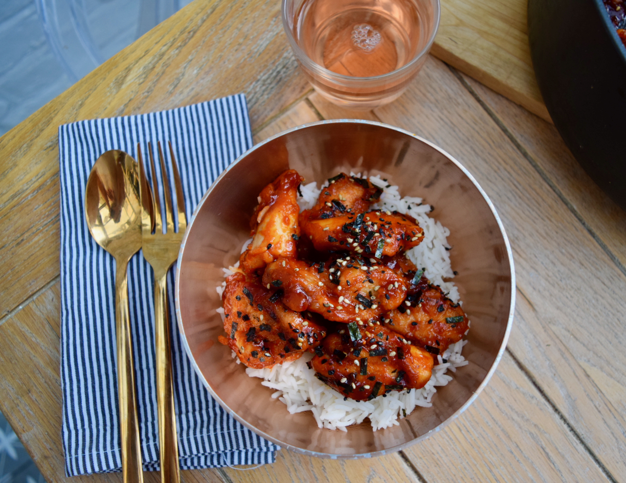 Korean Fried Chicken recipe from Lucy Loves Food Blog