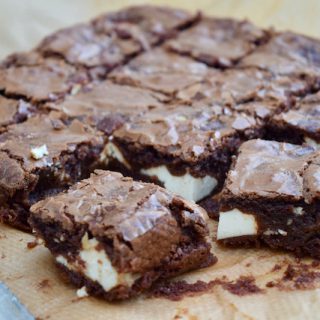 Chocolate Cream Cheese Brownies recipe from Lucy Loves Food Blog