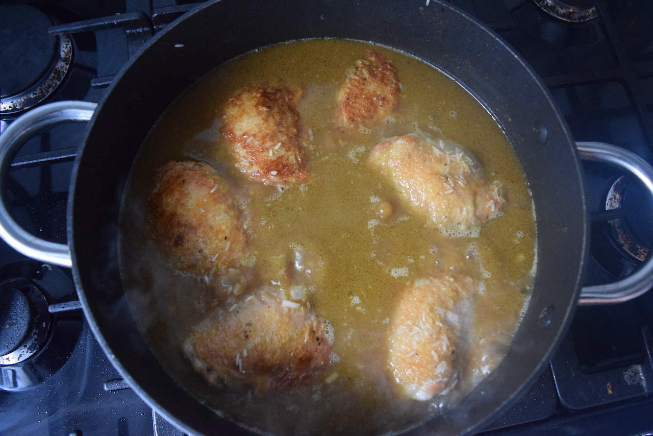 One Pot Chicken Biryani recipe from Lucy Loves Food Blog