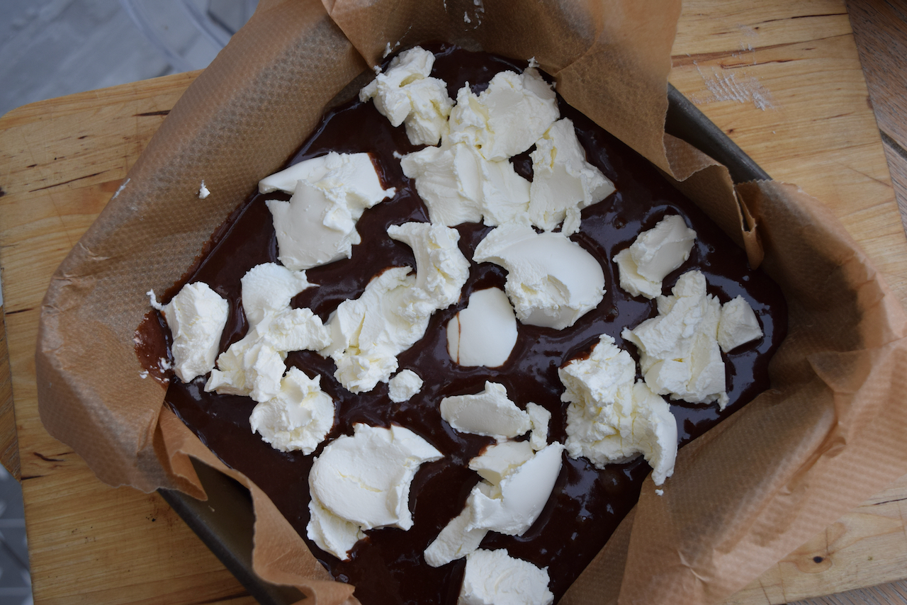 Chocolate Cream Cheese Brownies recipe from Lucy Loves Food Blog