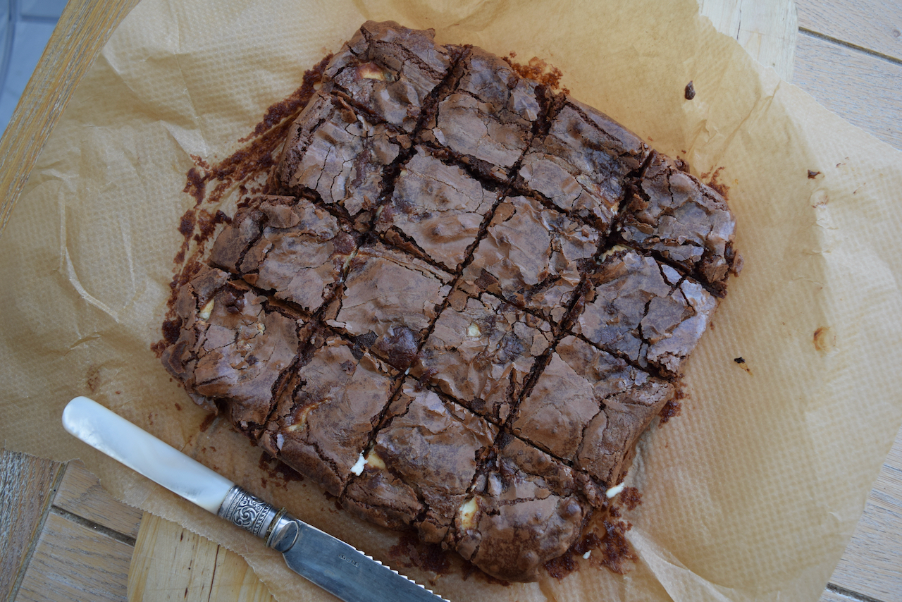 Chocolate Cream Cheese Brownies recipe from Lucy Loves Food Blog