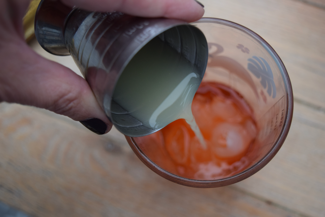 Bloody Gin Fizz recipe from Lucy Loves Food Blog