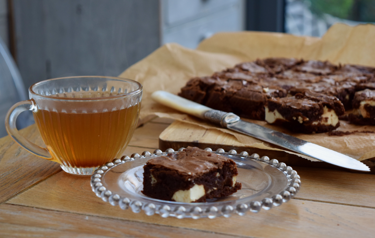 Chocolate Cream Cheese Brownies recipe from Lucy Loves Food Blog