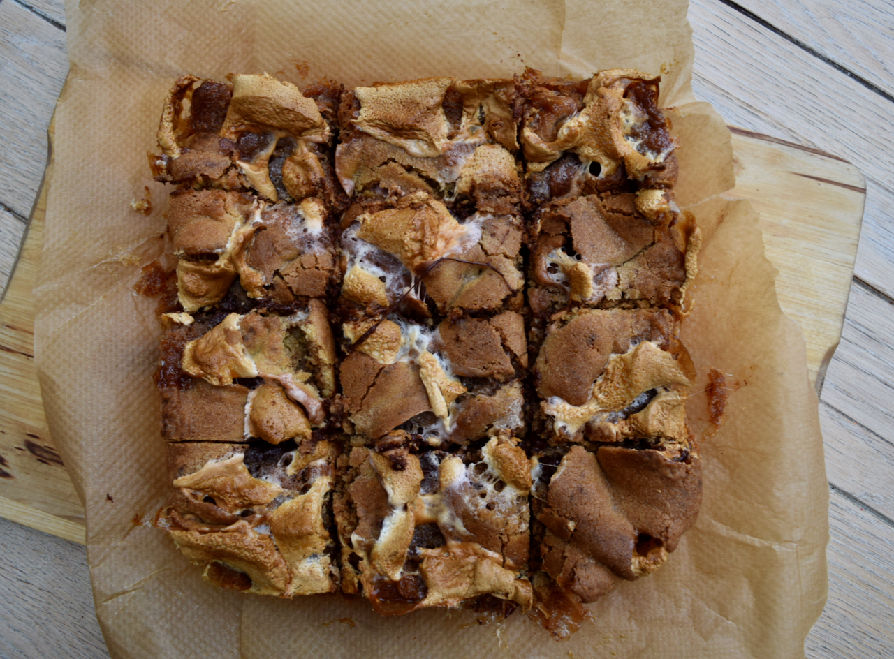 S'mores Squares recipe from Lucy Loves Food Blog