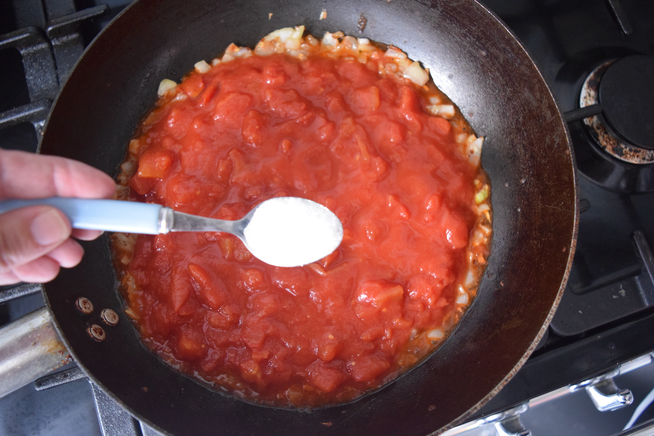 Pasta with Vodka Tomato Sauce recipe from Lucy Loves Food Blog