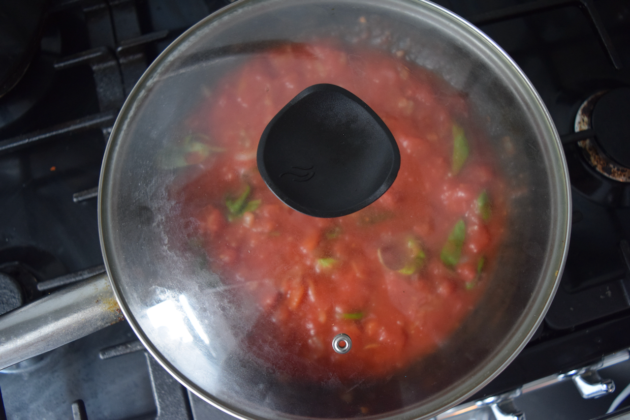 Pasta with Vodka Tomato Sauce recipe from Lucy Loves Food Blog