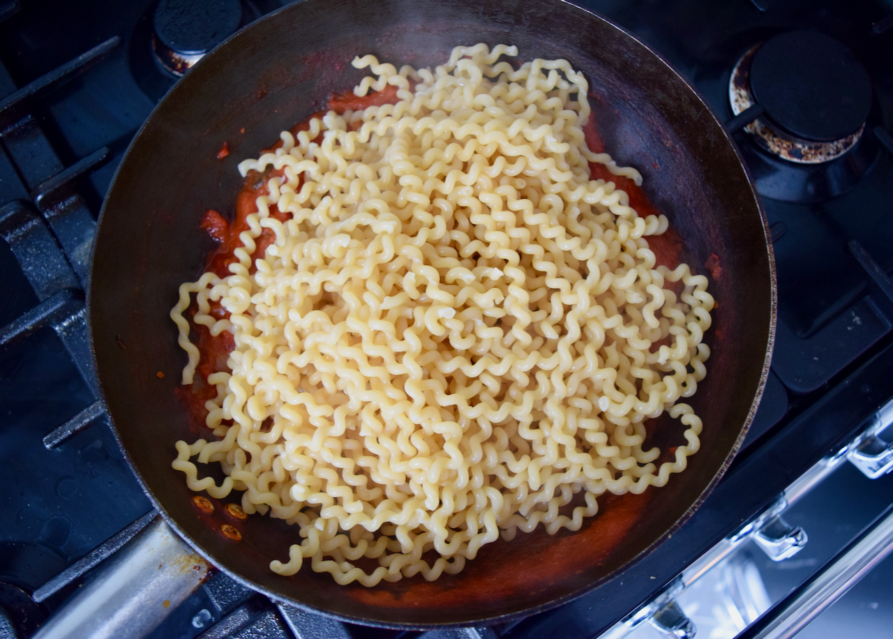 Pasta with Vodka Tomato Sauce recipe from Lucy Loves Food Blog