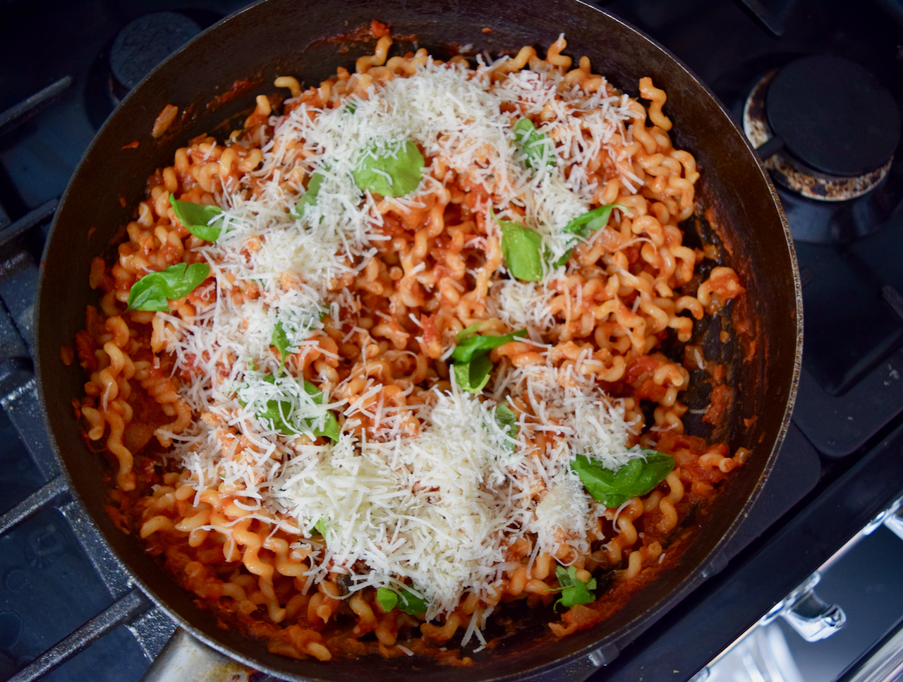 Pasta with Vodka Tomato Sauce recipe from Lucy Loves Food Blog