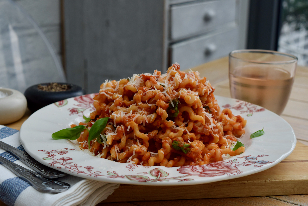 Pasta with Vodka Tomato Sauce recipe from Lucy Loves Food Blog