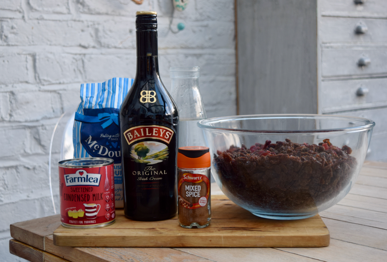 Baileys Fruit Cake for Christmas recipe from Lucy Loves Food Blog