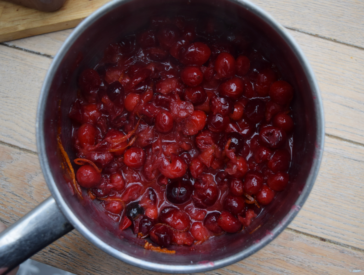 Cranberry Orange Pudding Cake recipe from Lucy Loves Food Blog