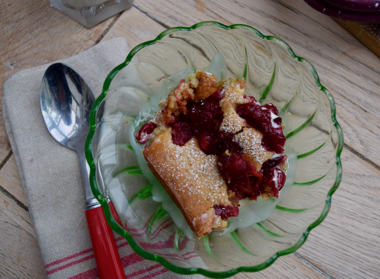 Cranberry Orange Pudding Cake recipe from Lucy Loves Food Blog