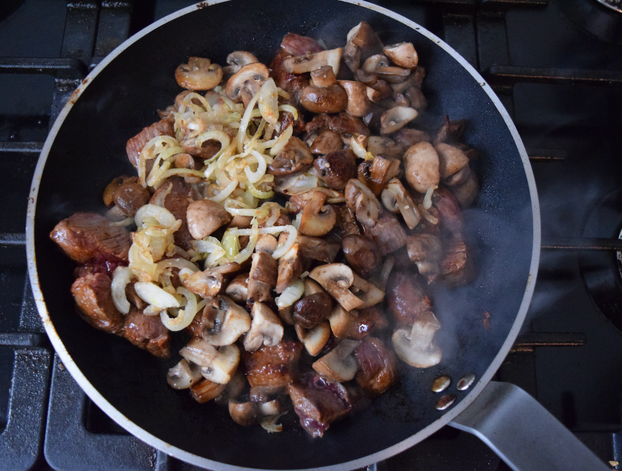 Venison Stroganoff recipe from Lucy Loves Food Blog