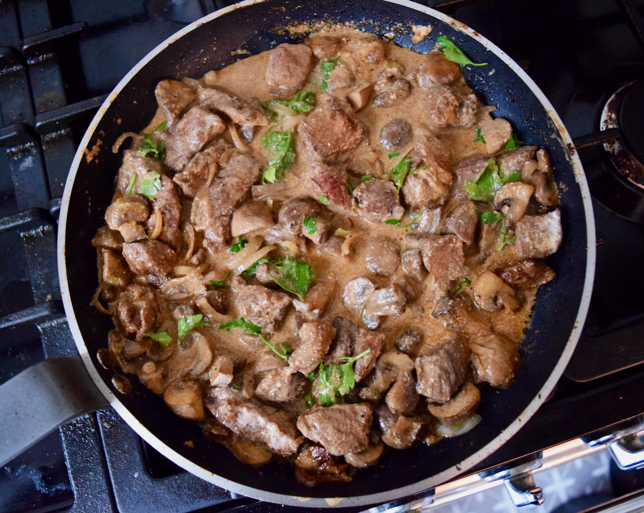 Venison Stroganoff recipe from Lucy Loves Food Blog