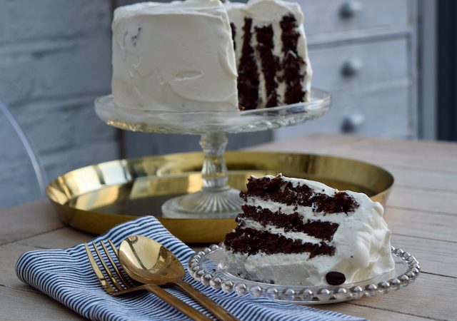 Espresso Martini Vertical Roulade recipe from Lucy Loves Food Blog