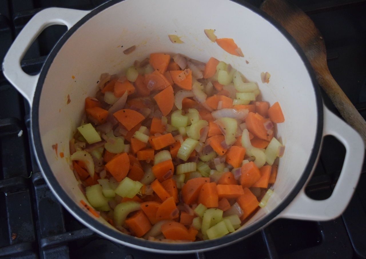 Lentil and Chestnut Soup from Lucy Loves Food Blog