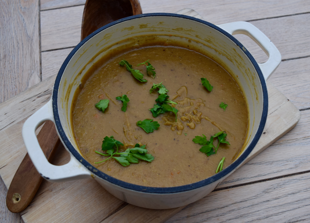 Lentil and Chestnut Soup from Lucy Loves Food Blog